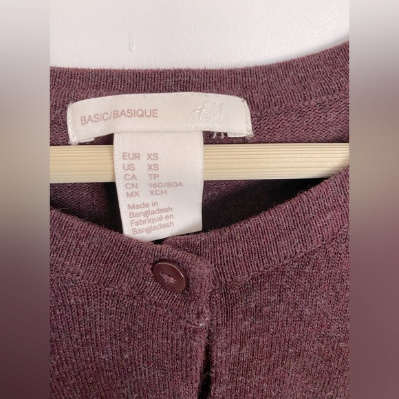 H&M Basic Cardigan size XS - Picture 4 of 5